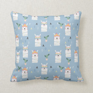 Regenboogzonnebrillen Llama Pattern Kussen