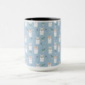 Regenboogzonnebrillen Llama Pattern Mok (Midden)