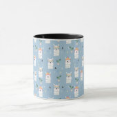 Regenboogzonnebrillen Llama Pattern Mok (Midden)