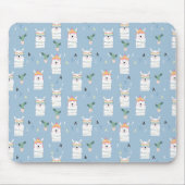 Regenboogzonnebrillen Llama Pattern Muismat (Voorkant)