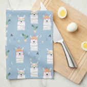 Regenboogzonnebrillen Llama Pattern Theedoek (Quarter Fold)