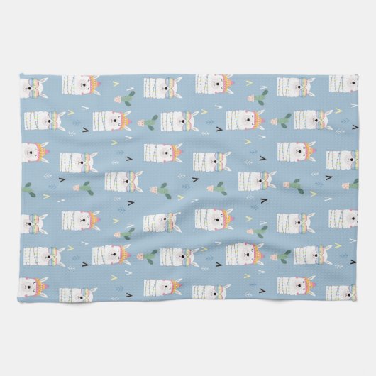 Regenboogzonnebrillen Llama Pattern Theedoek (Horizontaal)