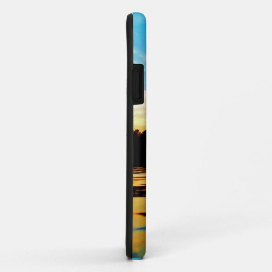 Regenboogzonsonderstel op bergmeer Case-Mate iPhone case (Achterkant/rechts)