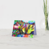 regenboogzwaluwstaart kaart (Voorkant)