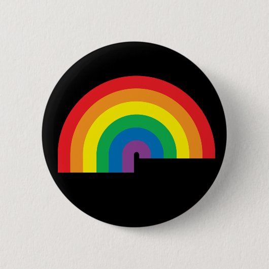 Regenboogzwarte Button (Voorkant)