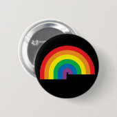 Regenboogzwarte Button (Voorkant /achterkant)