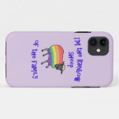 Regenbooschaap van de familie Case-Mate iPhone case (Achterkant (horizontaal))