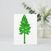 Regenbos groen briefkaart (Staand voorkant)