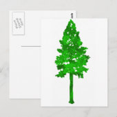 Regenbos groen briefkaart (Voorkant / Achterkant)