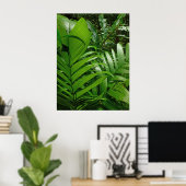 Regenbos Palms Poster (Thuiskantoor)