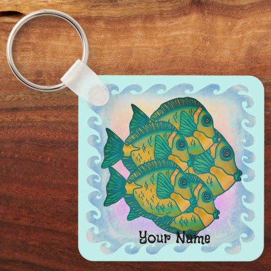 Regenbos Sleutelhanger (Voorkant)