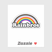 Regenbroers Sticker (Vel)
