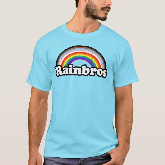 Regenbroers T-shirt (Voorkant)
