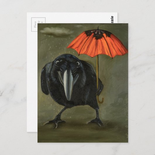 regenbui 2 briefkaart (Voorkant / Achterkant)