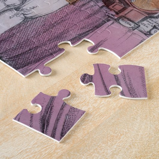 Regency a la Mode, 1812 (gekleurd etching) Legpuzzel (Zijkant)