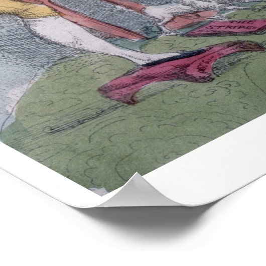 Regency a la Mode, 1812 (gekleurd etching) Poster (Hoek)