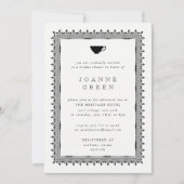 Regency Afternoon Tea Bruids/Trouwdouche Kaart (Voorkant)