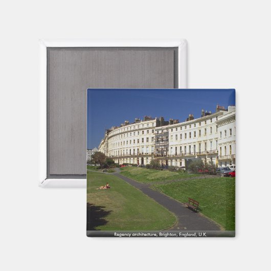 Regency architecture, Brighton, Engeland, Verenigd Magneet (Voorkant / Achterkant)