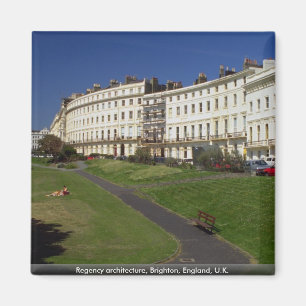 Regency Architecture, Brighton, England, Verenigd  Magneet