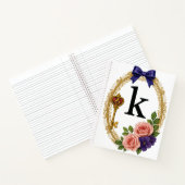 Regency Art Letter K Luxury Monogram Journal Notitieboek (Binnen)