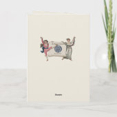 Regency Austen Grappige Moederdag Meidenreis Kaart (Achterkant)