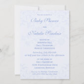 Regency Baby shower Aangepaste Aanuitnodiging Kaart (Achterkant)