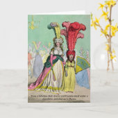 Regency Ball Funny Blank Groeten Kaart (Gele Bloem)