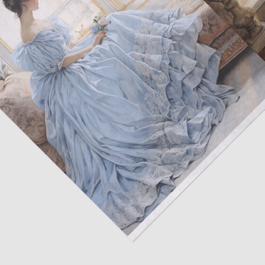 Regency Ballgown Weefsel Pagina Tissuepapier (Detail)