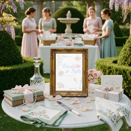 Regency Bloemkaarten en Cadeaubordje, Kaart