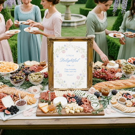 Regency Bloemrijke Voedsel Grazing Tafelbord Kaart