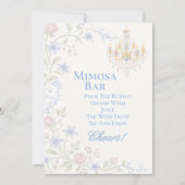 Regency Bloemstuk Mimosa Bar Bord Kaart (Voorkant)