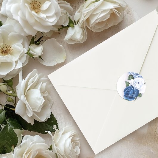 Regency Blue Rozen Bridgerton Ronde Sticker