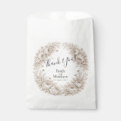 Regency Botanical Engraving Wedding  Bedankzakje (Voorkant)