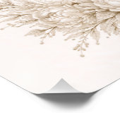 Regency Botanical Engraving Wedding Seating Chart Perfect Poster (Hoek)