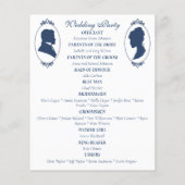 Regency Bridgerton Blauwe Rozen Cameo (Achterkant)