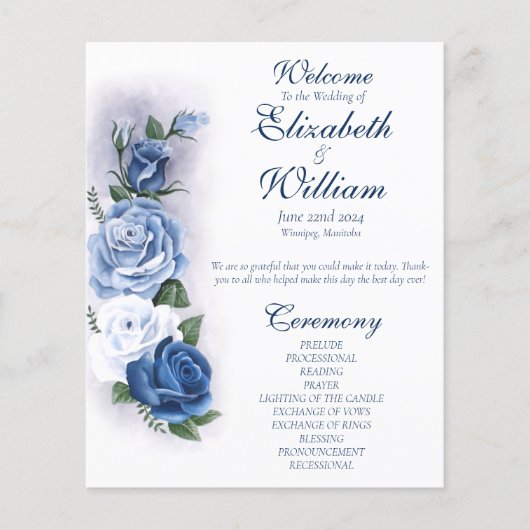 Regency Bridgerton Blauwe Rozen Cameo (Voorkant)