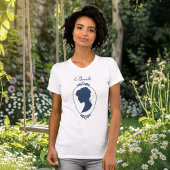 Regency Bridgerton Blue Cameo Bruiloft T-shirt