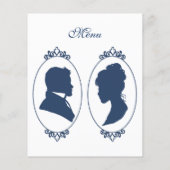 Regency Bridgerton Blue Rozen Cameo (Achterkant)