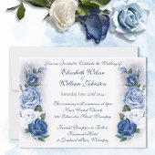 Regency Bridgerton Blue Rozen Cameo Kaart