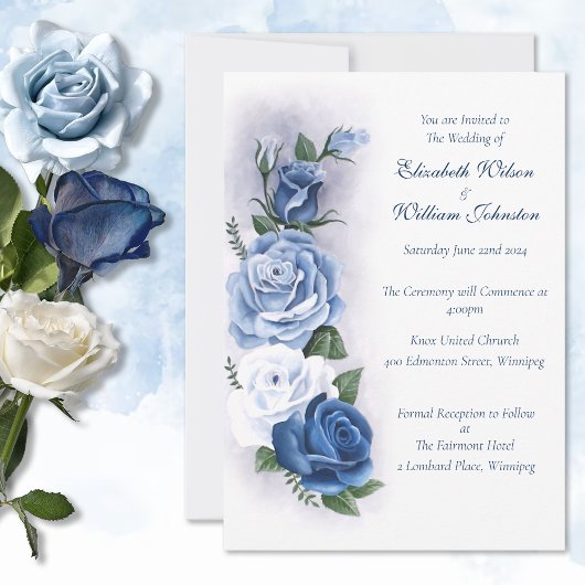 Regency Bridgerton Blue Rozen Cameo Kaart