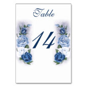 Regency Bridgerton Blue Rozen Cameo Kaart (Achterkant)