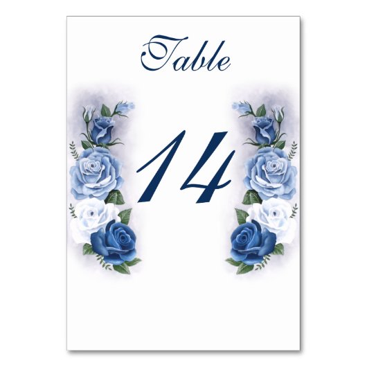 Regency Bridgerton Blue Rozen Cameo Kaart (Voorkant)