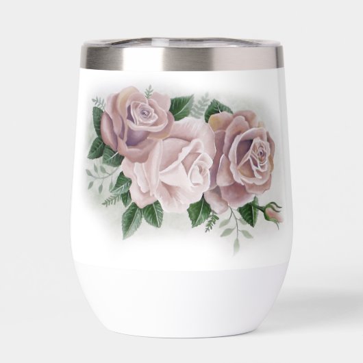 Regency Bridgerton Pink Roses Cameo (Achterkant)