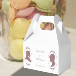 Regency Bridgerton Pink Roses Cameo Bedankdoosjes