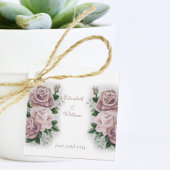 Regency Bridgerton Pink Roses Cameo Bedankjes Labels