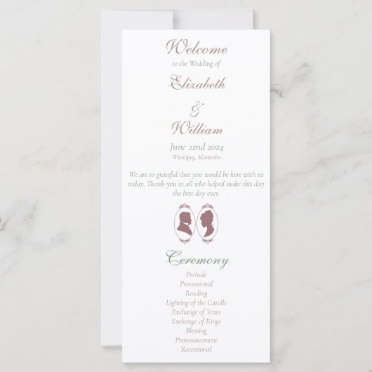 Regency Bridgerton Pink Roses Cameos (Voorkant)