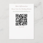 Regency Bridgerton Pink Roses Cameos Informatiekaartje (Achterkant)