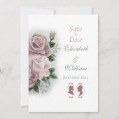 Regency Bridgerton Pink Roses Cameos Kaart (Voorkant)