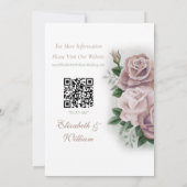 Regency Bridgerton Pink Roses Cameos Kaart (Achterkant)