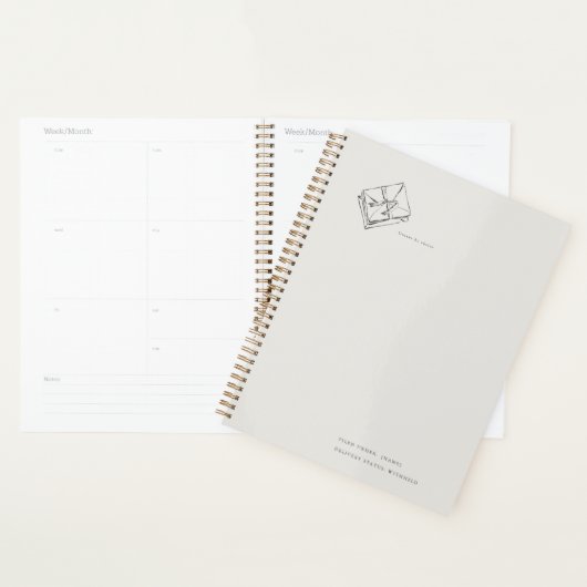 Regency Brieven Dark Academia Planner (Display)